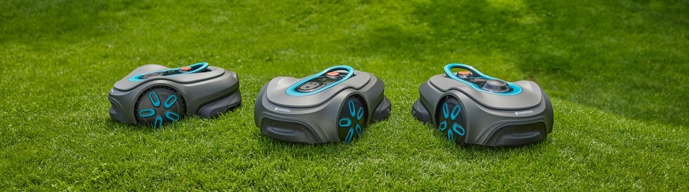 dostępne modele robotów koszących gardena - sileno max oraz roboty na gps sileno free